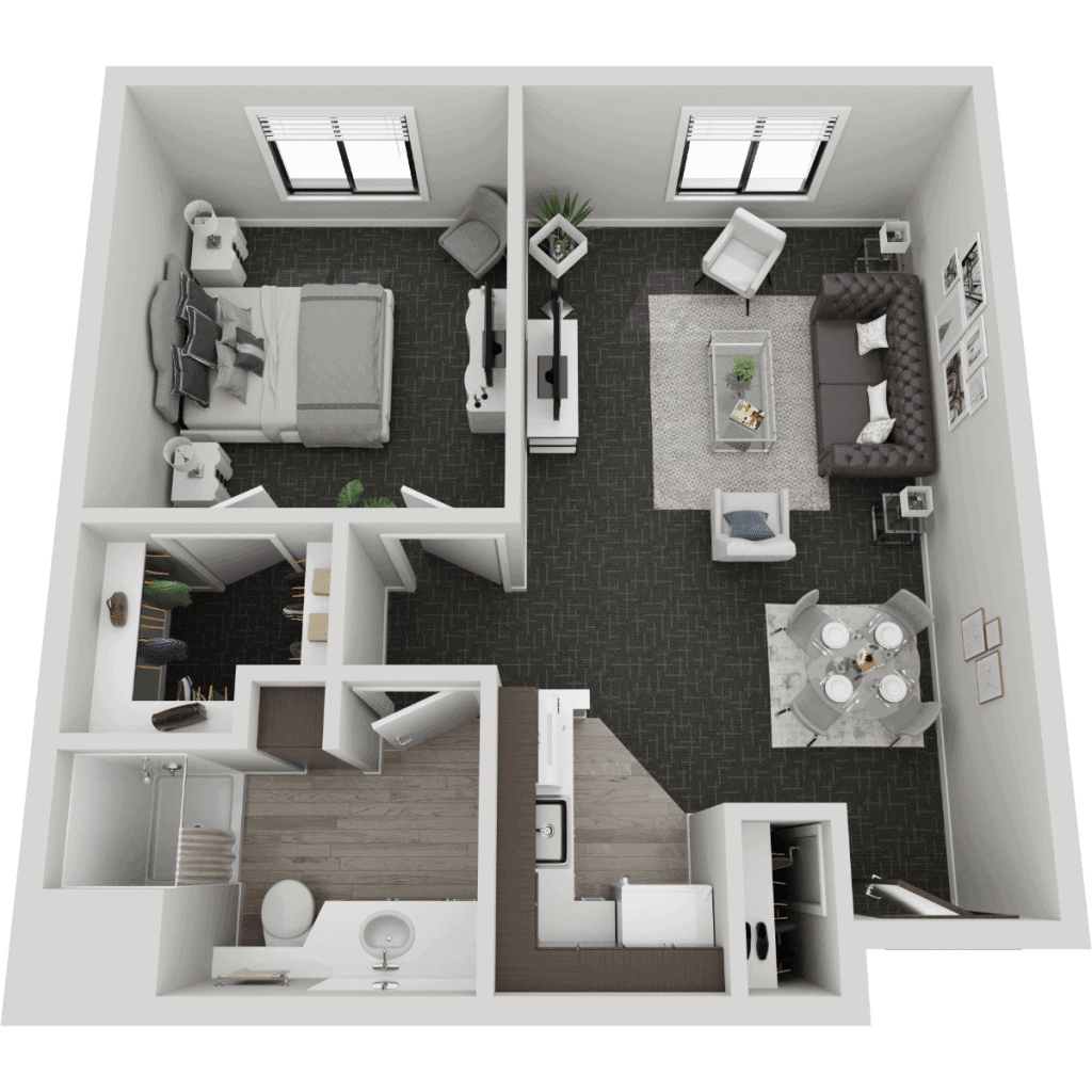 Capitol Hill Assisted Living & Memory Care - Two Bedroom Floor Plan