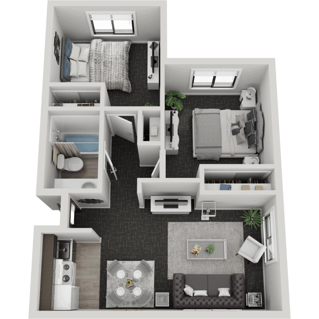Capitol Hill Assisted Living & Memory Care - Studio Deluxe Floor Plan