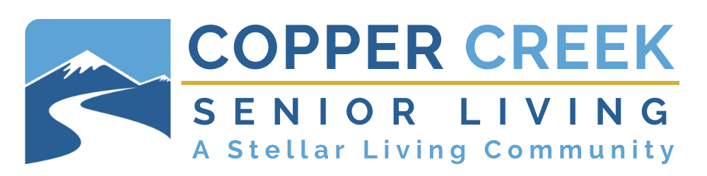Copper Creek Senior Living South Jordan Utah Logo Horizontal Color Transparent