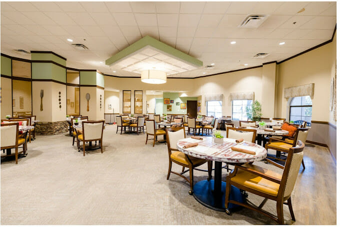 Dining Room at The Springs of Scottsdale Senior Independent & Assisted Living in Scottsdale, AZ 