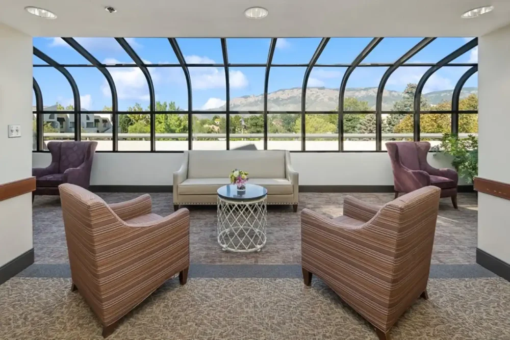 A photo of the solarium at The Montebello on Academy