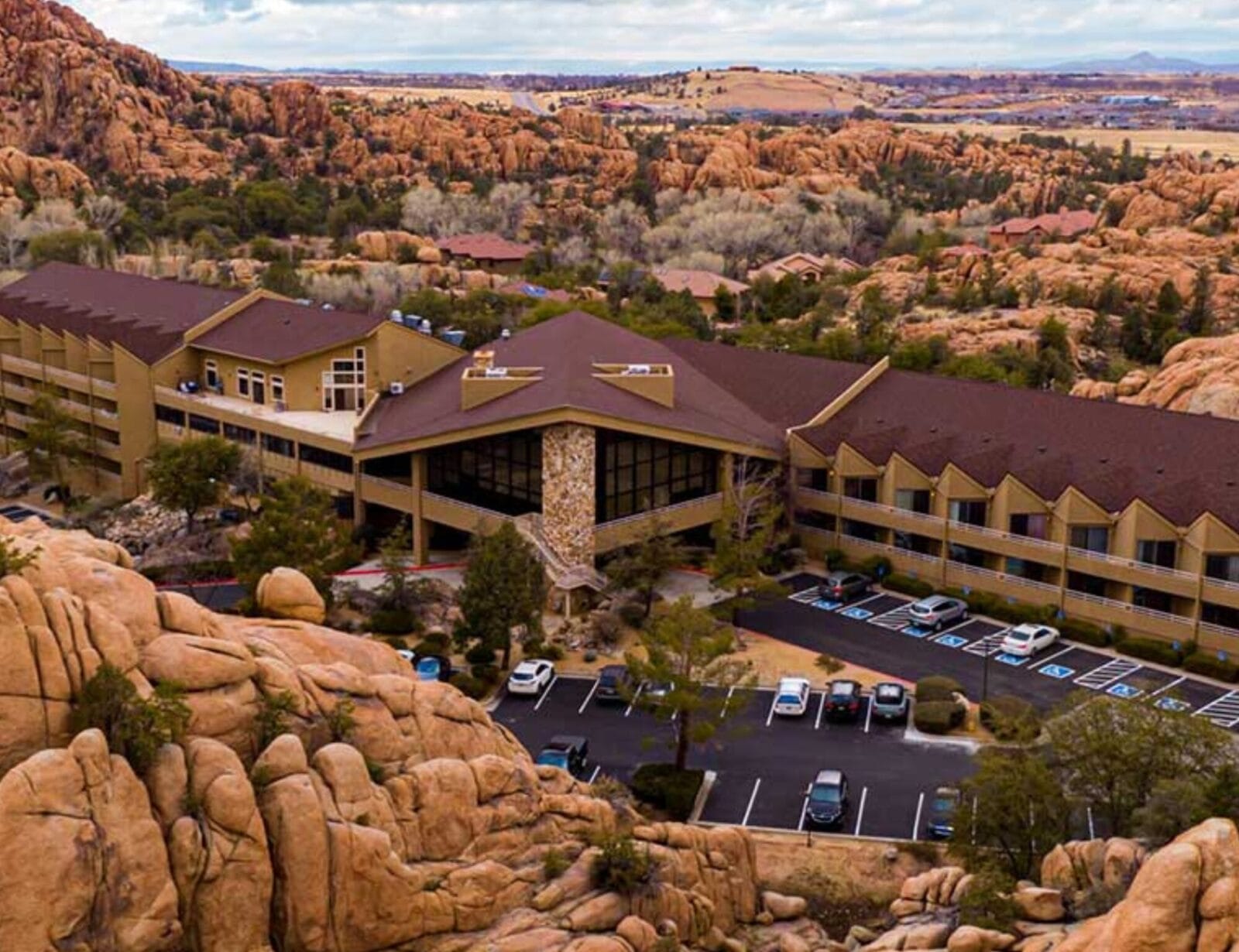 Copper Creek Senior Living South Jordan Utah front entrance at sunset