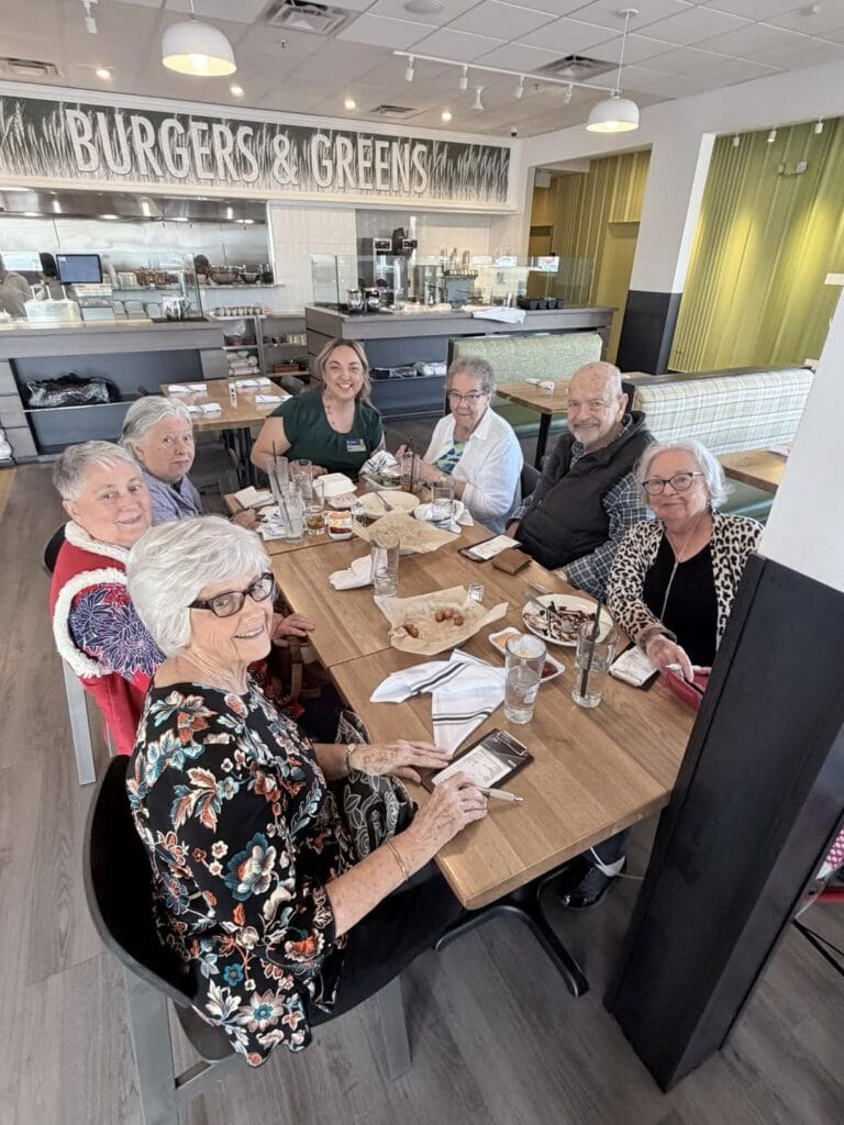 Senior living residents in Tucson out to lunch