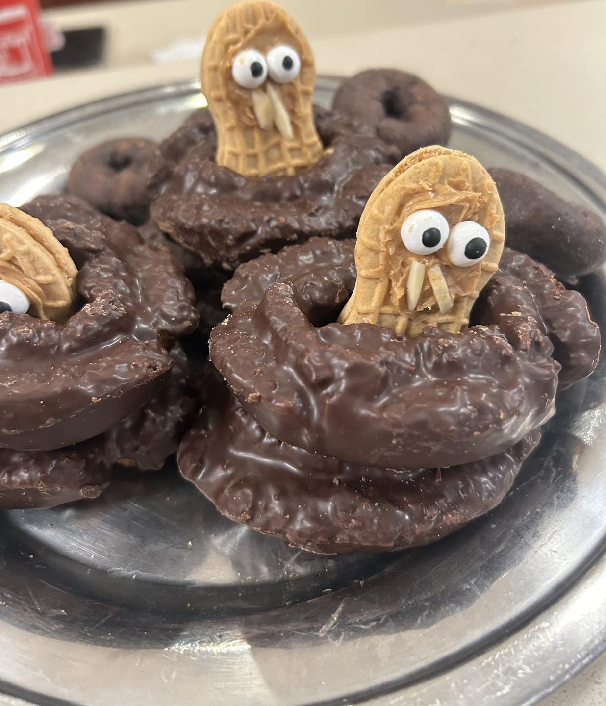 Groundhog-themed donuts at Overlake Terrace Senior Living in Redmond