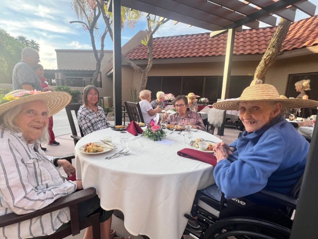 Stellar Living's Pueblo Norte Memory Care in Scottsdale celebrates with a fancy luncheon