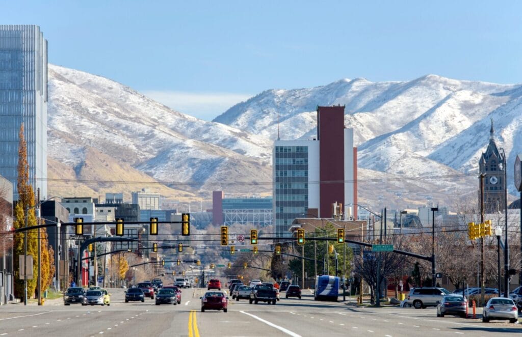 View of downtown Salt Lake City