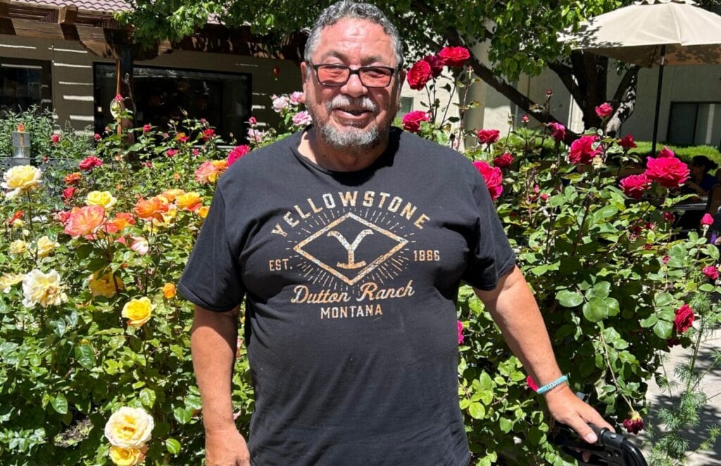 Joel, a lucky resident of Sandia Vista