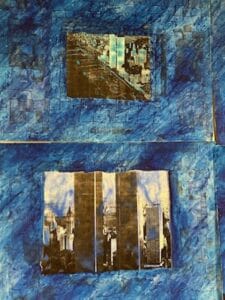 Bobby Jone's 9/11 Art that hangs at Sandia Vista Senior Living